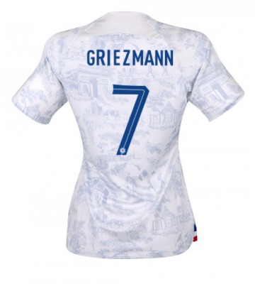 Frankrig Antoine Griezmann #7 Udebanetrøje Dame VM 2022 Kort ærmer